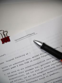 Vorsicht bei der Unterschrift